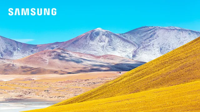 Atacama Desert on the Samsung Crystal UHD screen